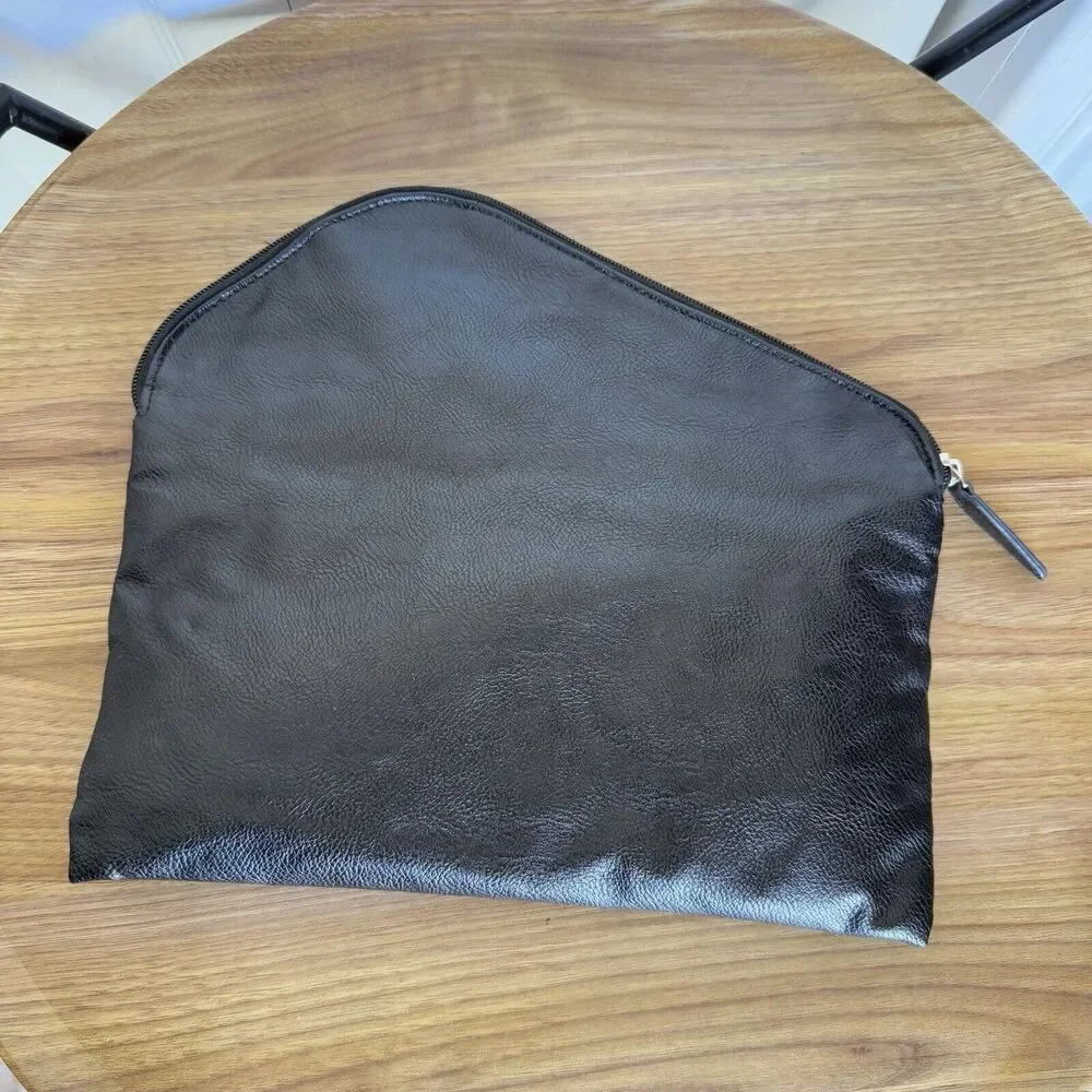 Lulu's Nordstrom Black Bag Clutch Zipper Closure